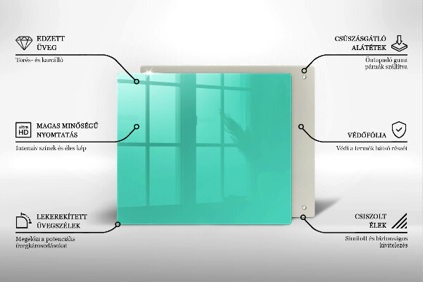 Osłona do płyty indukcyjnej Kolor zielony
