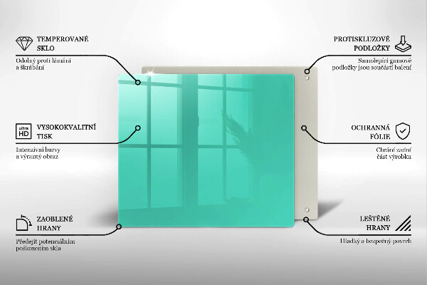 Osłona do płyty indukcyjnej Kolor zielony
