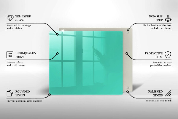 Osłona do płyty indukcyjnej Kolor zielony