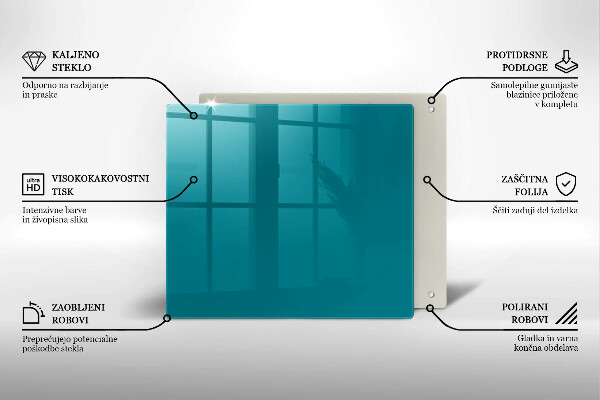 Osłona do płyty indukcyjnej Kolor turkusowy