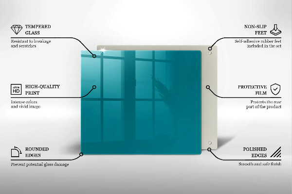 Osłona do płyty indukcyjnej Kolor turkusowy