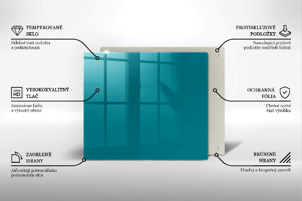 Osłona do płyty indukcyjnej Kolor turkusowy