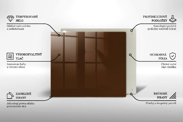 Osłona do płyty indukcyjnej Kolor brązowy