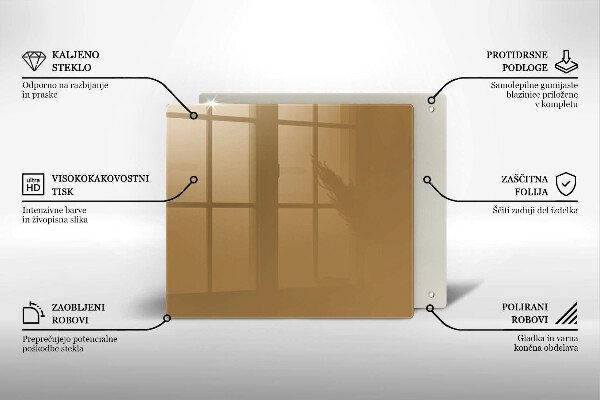 Osłona do płyty indukcyjnej Kolor beżowy
