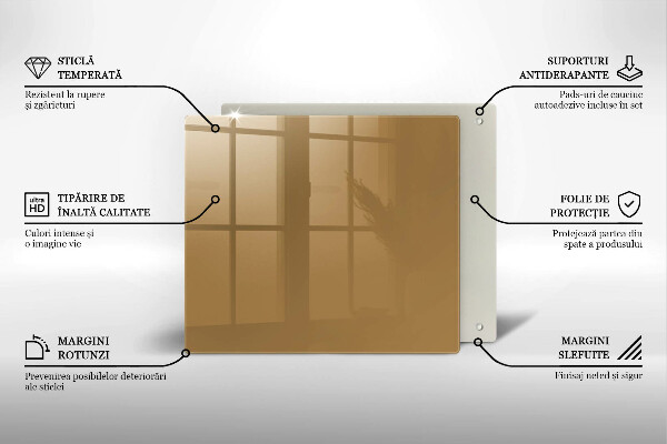 Osłona do płyty indukcyjnej Kolor beżowy