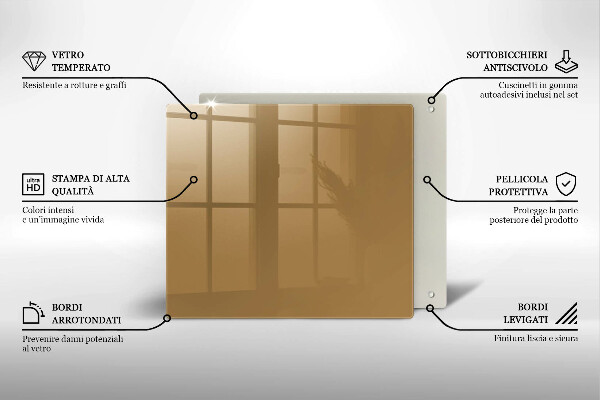 Osłona do płyty indukcyjnej Kolor beżowy