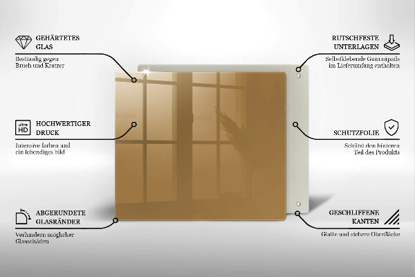Osłona do płyty indukcyjnej Kolor beżowy