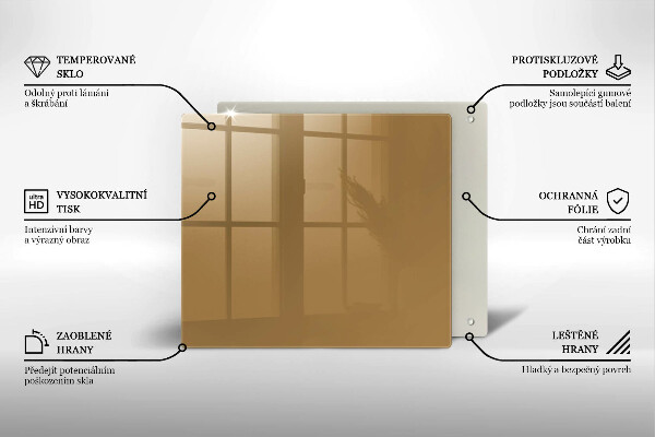 Osłona do płyty indukcyjnej Kolor beżowy