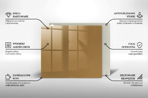 Osłona do płyty indukcyjnej Kolor beżowy