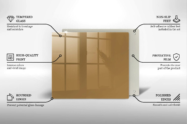 Osłona do płyty indukcyjnej Kolor beżowy