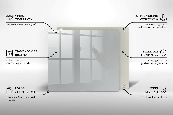 Osłona do płyty indukcyjnej Kolor szary