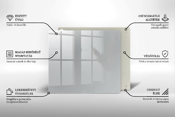 Osłona do płyty indukcyjnej Kolor szary