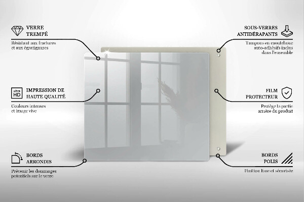 Osłona do płyty indukcyjnej Kolor szary