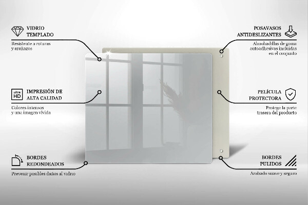 Osłona do płyty indukcyjnej Kolor szary