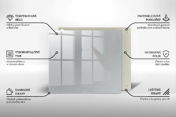 Osłona do płyty indukcyjnej Kolor szary