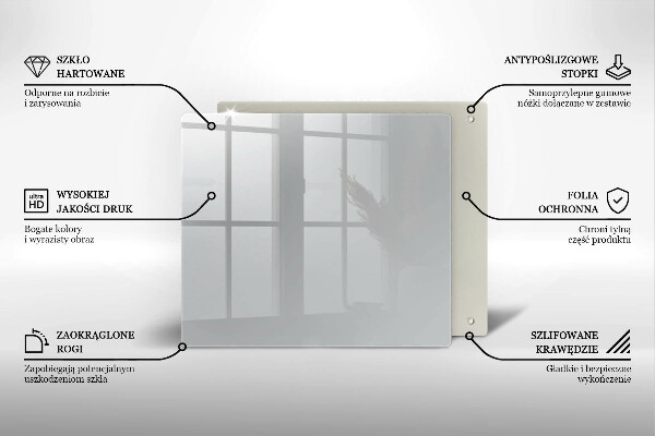 Osłona do płyty indukcyjnej Kolor szary