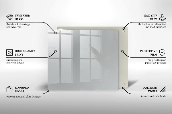 Osłona do płyty indukcyjnej Kolor szary
