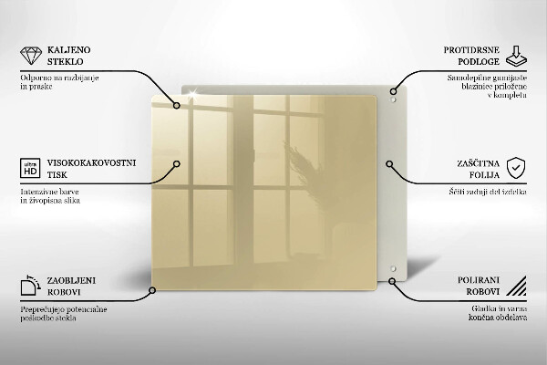 Osłona do płyty indukcyjnej Kolor beżowy