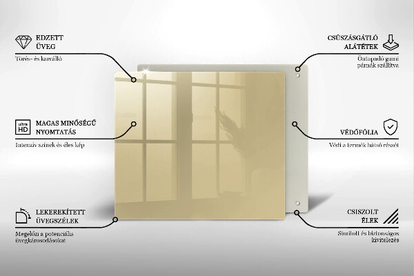Osłona do płyty indukcyjnej Kolor beżowy