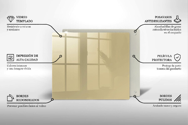 Osłona do płyty indukcyjnej Kolor beżowy