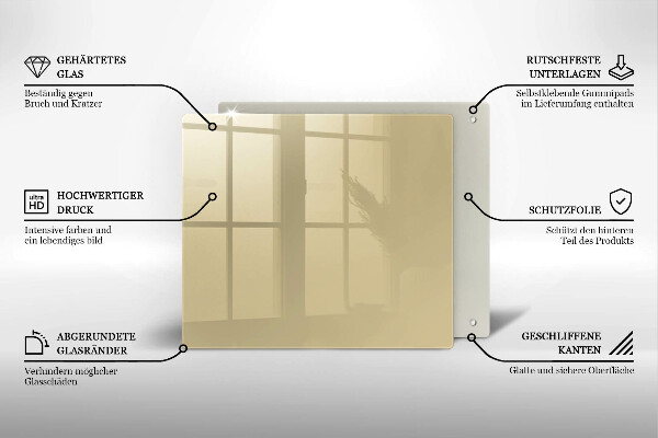 Osłona do płyty indukcyjnej Kolor beżowy
