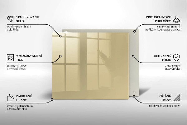 Osłona do płyty indukcyjnej Kolor beżowy