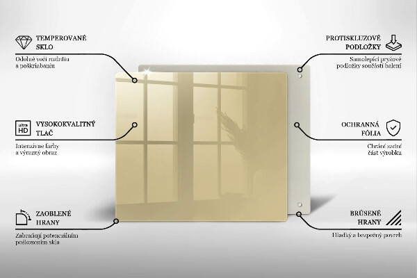 Osłona do płyty indukcyjnej Kolor beżowy