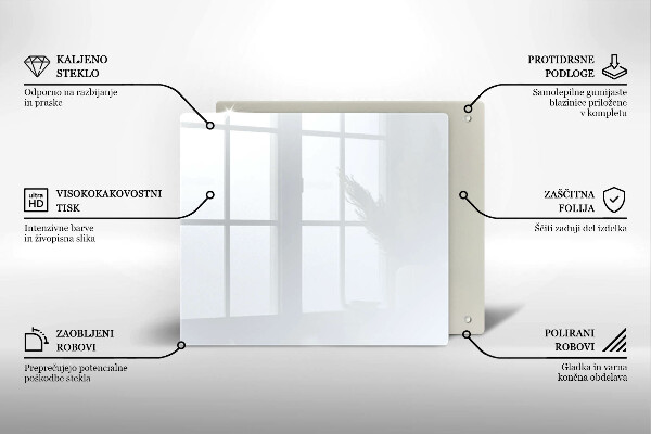 Osłona do płyty indukcyjnej Kolor biały