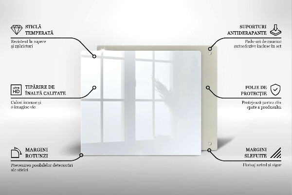Osłona do płyty indukcyjnej Kolor biały