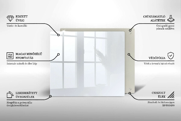 Osłona do płyty indukcyjnej Kolor biały