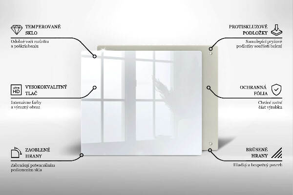Osłona do płyty indukcyjnej Kolor biały