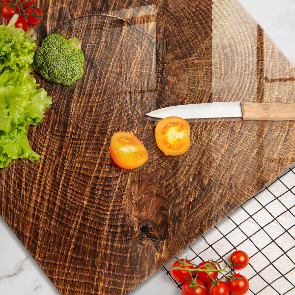 Osłona ściany przy kuchence gazowej Struktura drewno