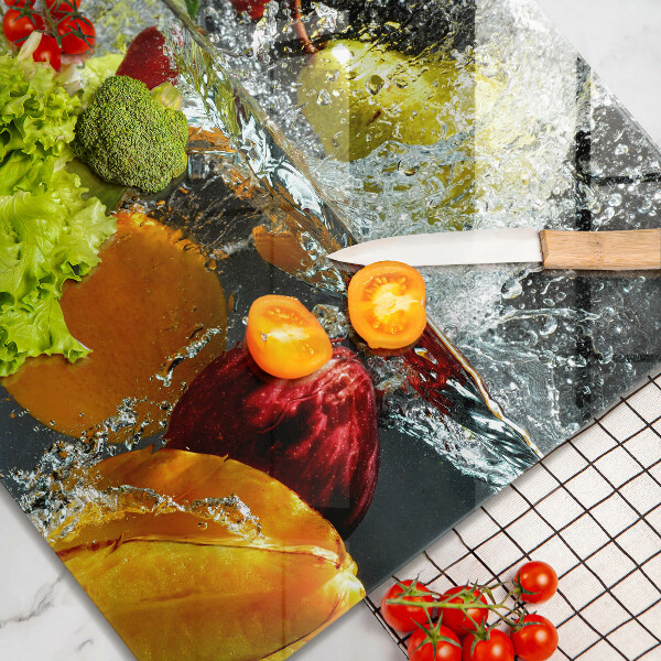 Osłona ściany przy kuchence gazowej Soczyste owoce w wodzie