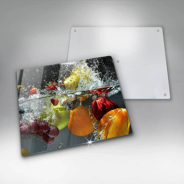 Osłona ściany przy kuchence gazowej Soczyste owoce w wodzie