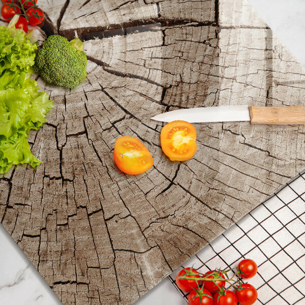 Osłona ściany przy kuchence gazowej Przekrój drzewa