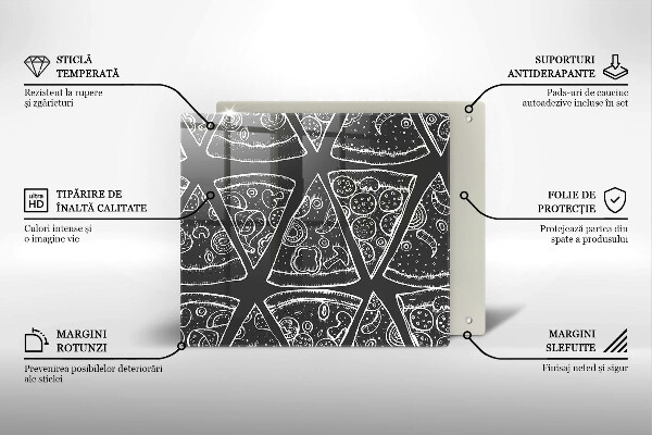 Osłona blatu kuchennego Ilustracja pizza
