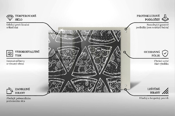 Osłona blatu kuchennego Ilustracja pizza