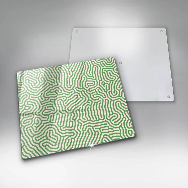 Osłona ściany przy kuchence gazowej Abstrakcja linie