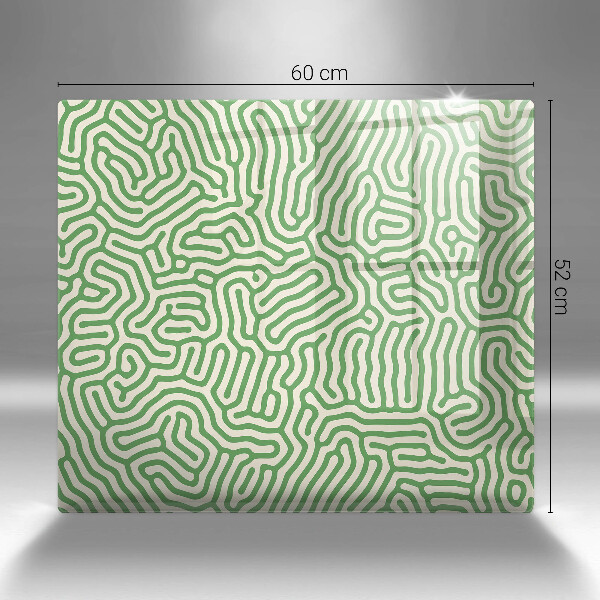 Osłona ściany przy kuchence gazowej Abstrakcja linie