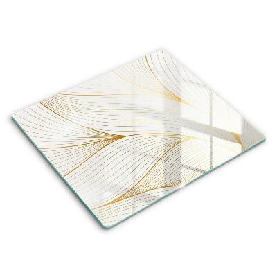 Osłona ściany przy kuchence gazowej Nowoczesny wzór linie