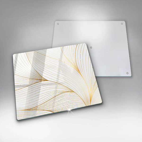 Osłona ściany przy kuchence gazowej Nowoczesny wzór linie