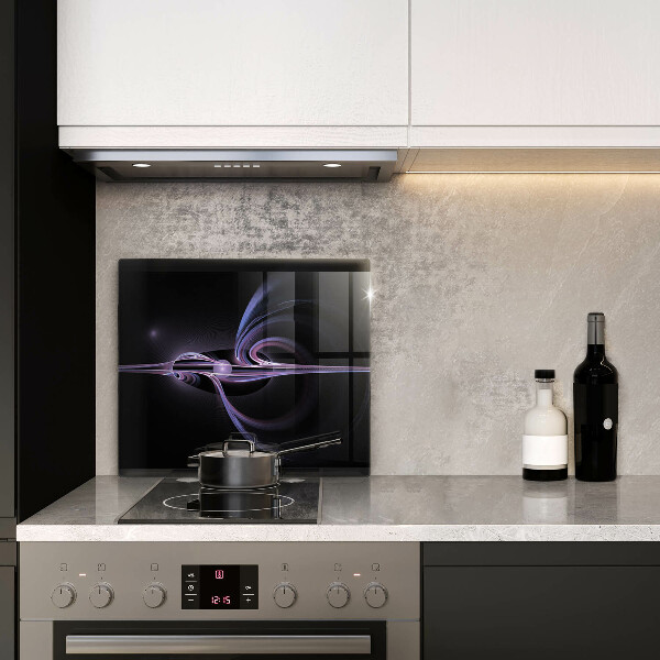 Osłona ściany przy kuchence gazowej Nowoczesna abstrakcja