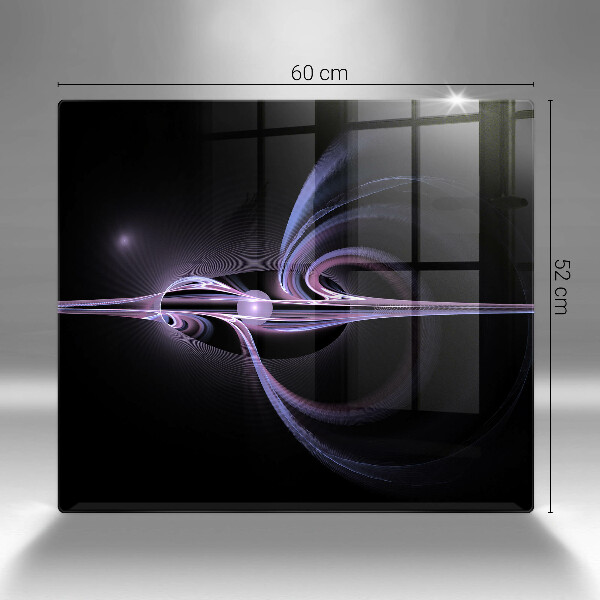 Osłona ściany przy kuchence gazowej Nowoczesna abstrakcja