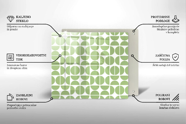 Osłona ściany przy kuchence gazowej Wzór boho kształty