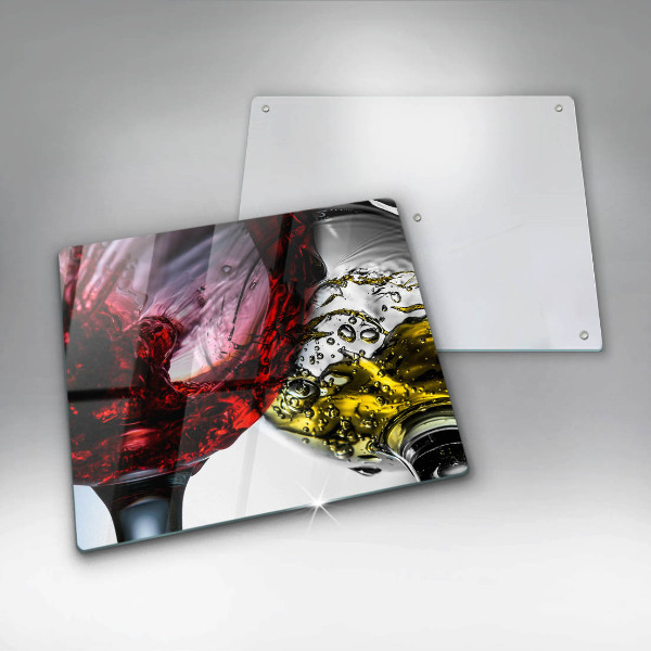 Osłona ściany przy kuchence gazowej Kieliszki wina