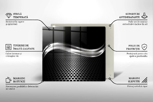 Osłona ściany przy kuchence gazowej Metalowa struktura