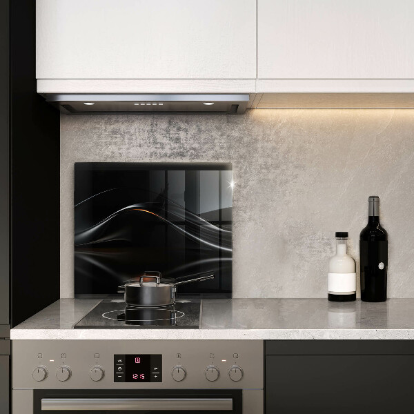 Osłona ściany przy kuchence gazowej Abstrakcja 3D design