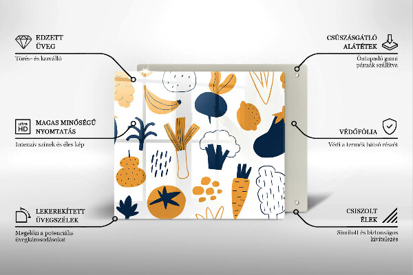 Osłona ściany przy kuchence gazowej Ilustracja jedzenie