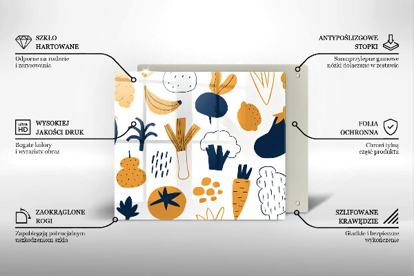 Osłona ściany przy kuchence gazowej Ilustracja jedzenie