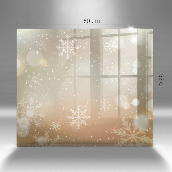 Osłona do płyty indukcyjnej Płatki śniegu